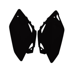 Number Plate Lateral Crf 450r 05/06 Racetech Preto