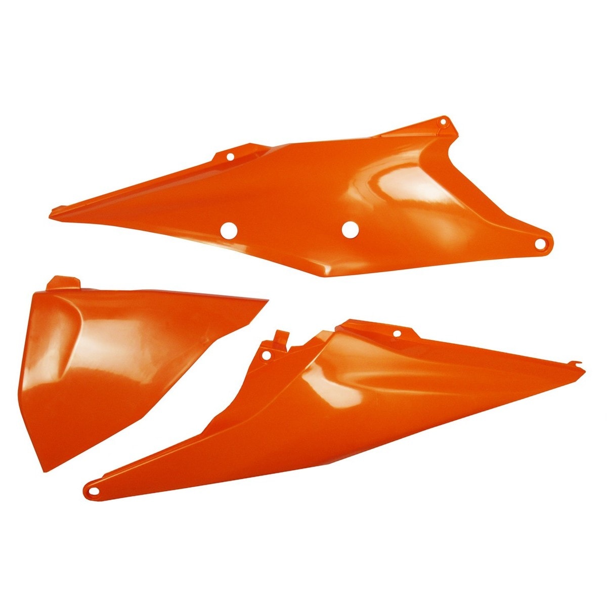 Number Plate Lateral Ktm 250 300 Exc Excf 20/23 Amx Laranja