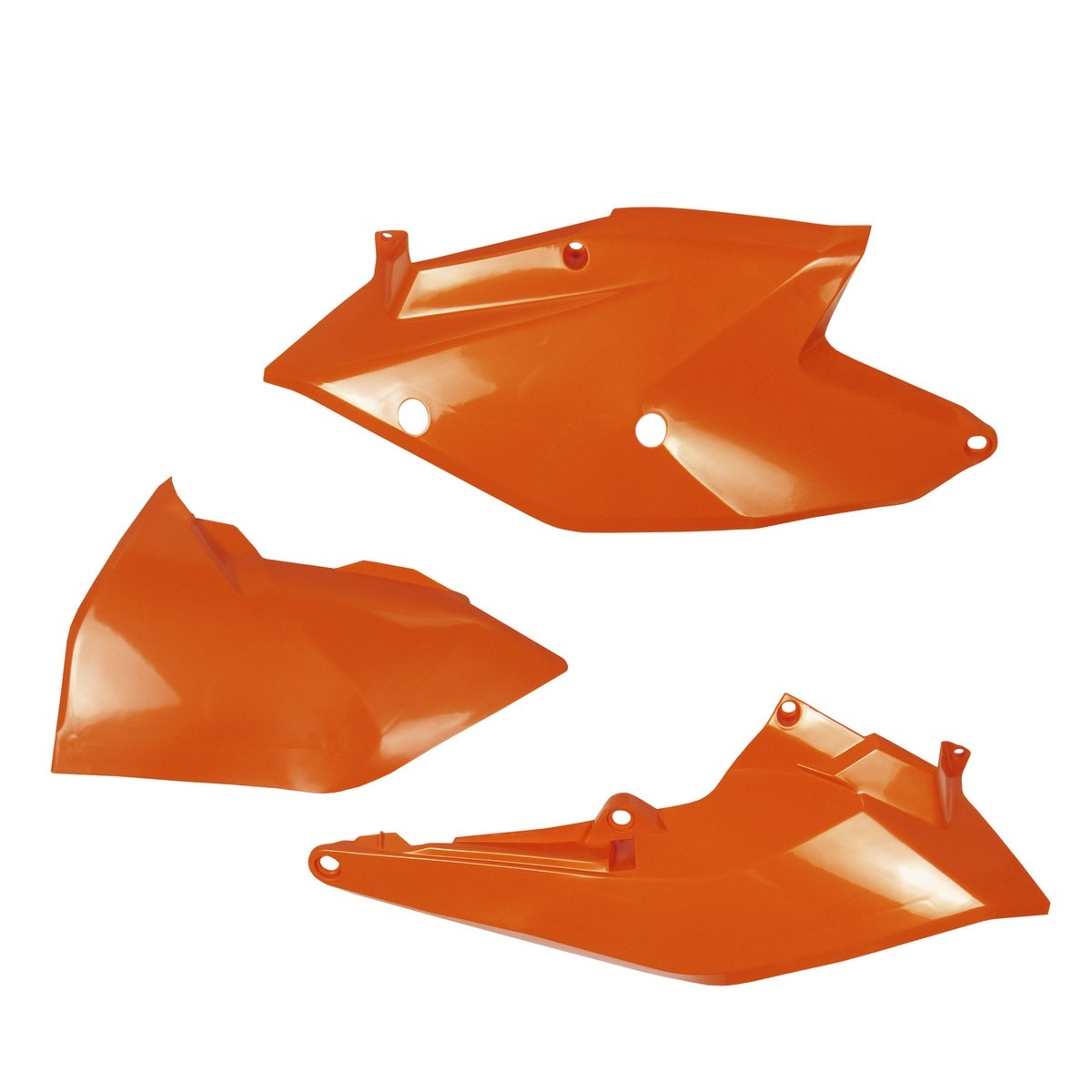 Number Plate Lateral Ktm Exc 17/19 - Excf 17/19 Amx Laranja