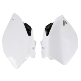 Number Plate Lateral Yzf 250 06/09 - Yzf 450 06/09 Branco Polisport