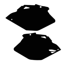 Number Plate Lateral Yzf 250 06/09 - Yzf 450 06/09 Xfun Preto