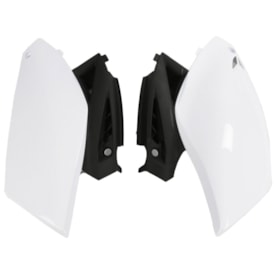 Number Plate Lateral Yzf 250 10/13 Branco Preto Ufo