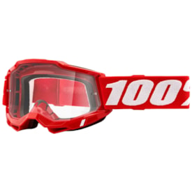 Segunda imagem do produto Óculos 100% Accuri 2 Neon Red Espelhado Vermelho