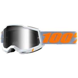 Óculos 100% Accuri 2 Speedco Espelhado Cinza Laranja