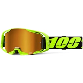 Óculos 100% ARmatic Amarelo Fluor Espelhado