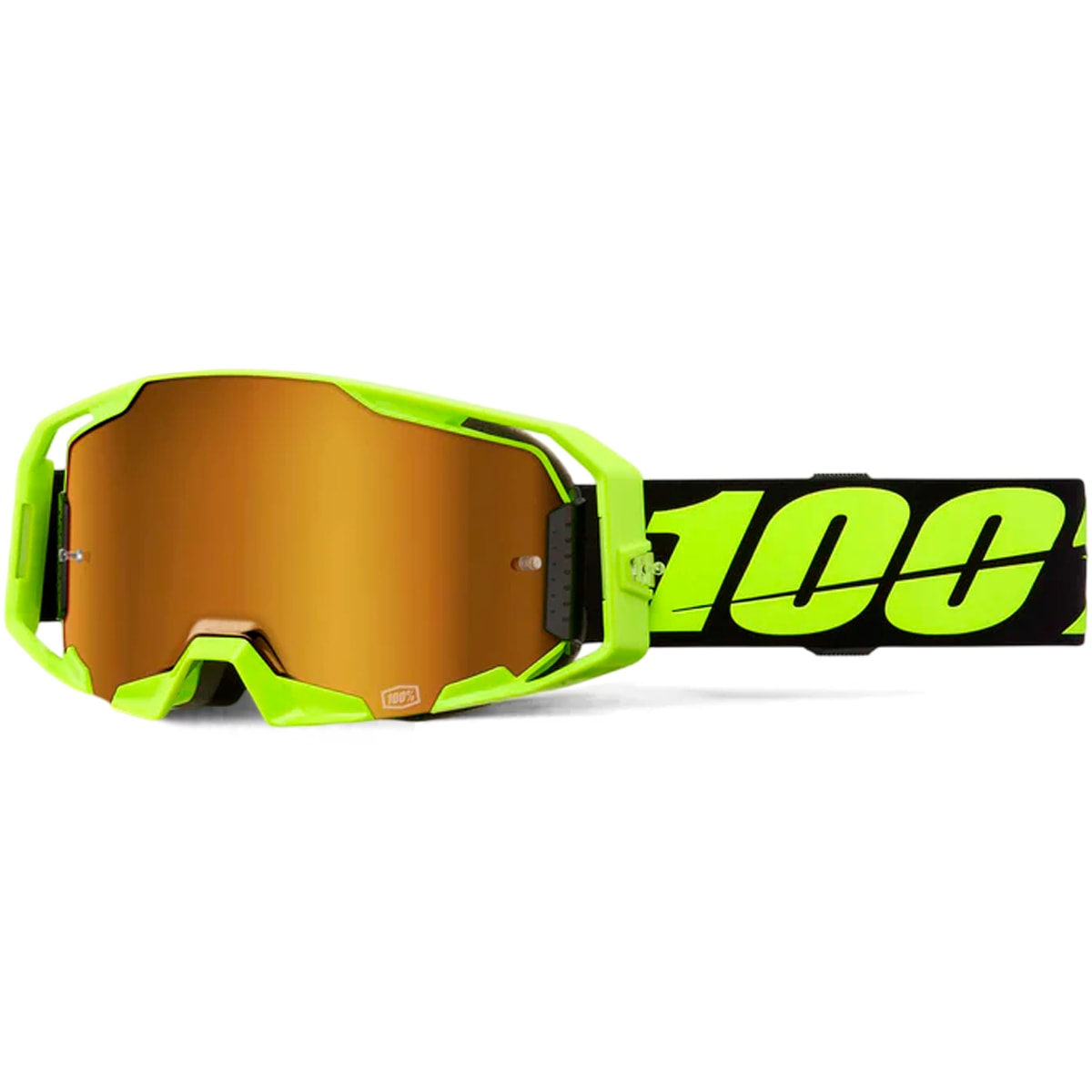 Óculos 100% ARmatic Neon Espelhado Amarelo Fluor