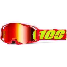 Óculos 100% ARmatic Vermelho Espelhado