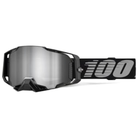 Óculos 100% Armega Espelhado Black Preto
