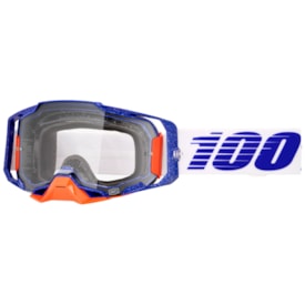 Segunda imagem do produto Óculos 100% Armega Hiper Lavingaad Espelhado Azul Branco