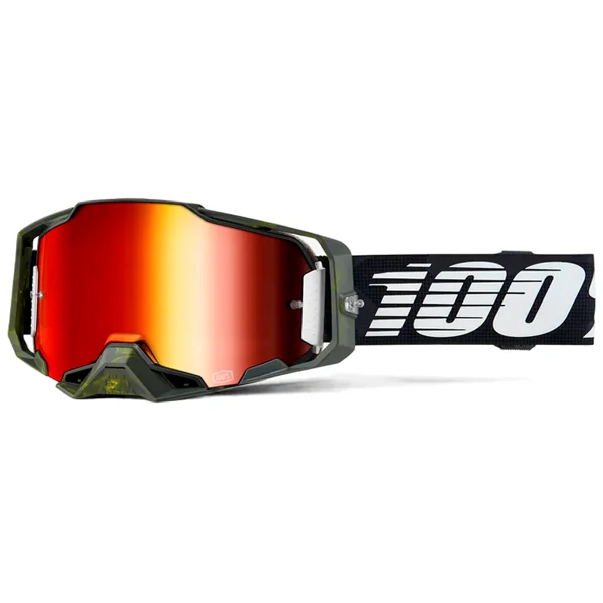 Óculos 100% Armega Hiper Soledad Espelhado Preto Cinza