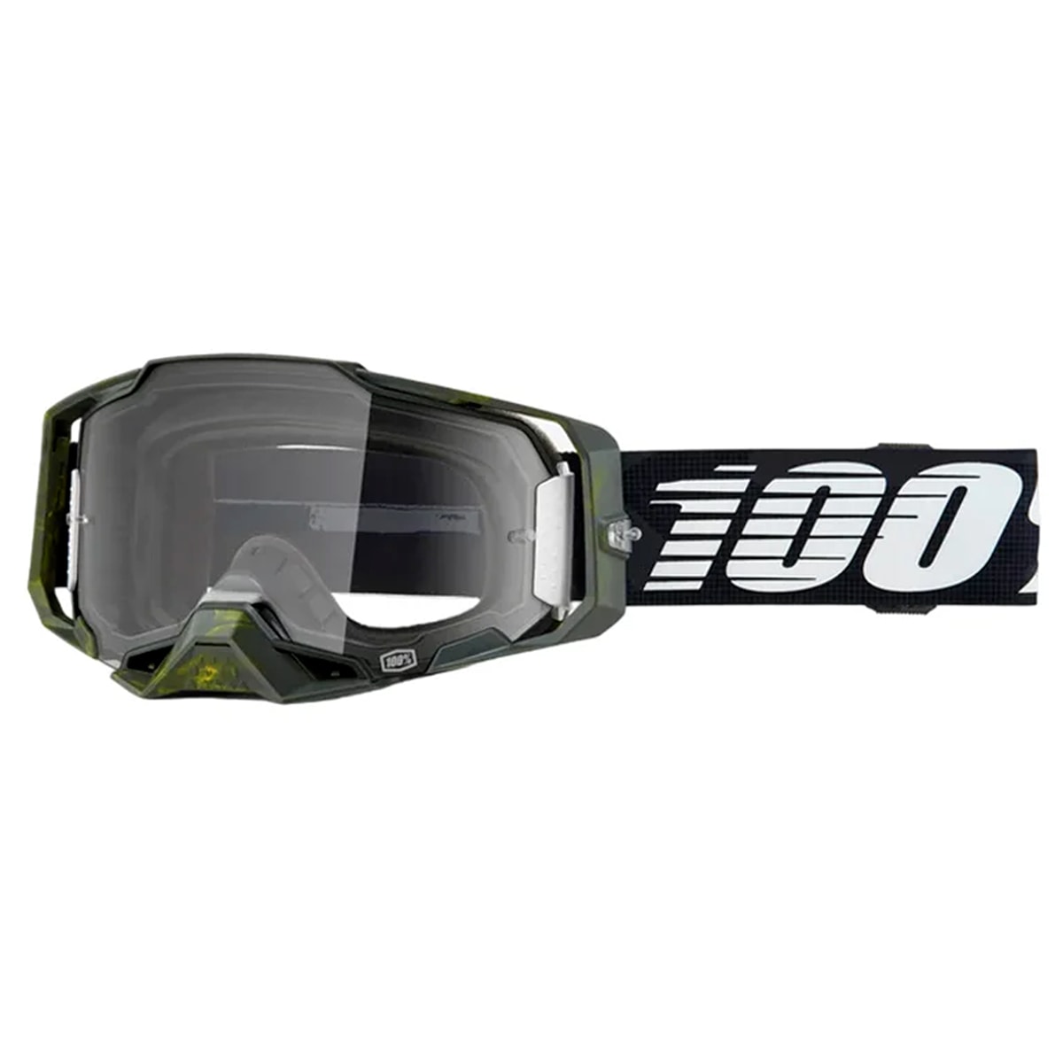 Segunda imagem do produto Óculos 100% Armega Hiper Soledad Espelhado Preto Cinza