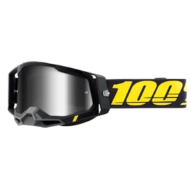 Óculos 100% Racecraft 2 Arbis Preto Amarelo