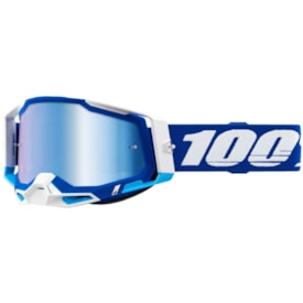 Óculos 100% Racecraft 2 Blue Espelhado Azul