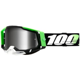Óculos 100% Racecraft 2 Kalkuta Preto Verde
