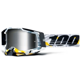 Óculos 100% Racecraft 2 Korb Cinza Branco