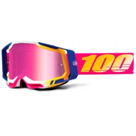 Óculos 100% Racecraft 2 Mission Rosa Espelhado