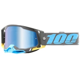 Óculos 100% Racecraft 2 Trinidad Cinza Azul