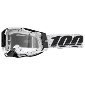 Segunda imagem do produto Óculos 100% Racecraft 2 Trinity Espelhado Branco Preto