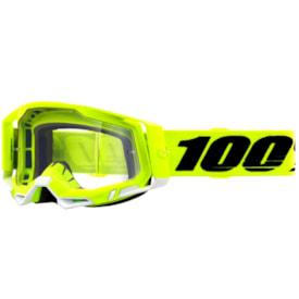Segunda imagem do produto Óculos 100% Racecraft 2 Yellow Espelhado Amarelo Fluor
