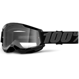 Óculos 100% Strata 2 Black Preto