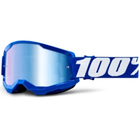 Óculos 100% Strata 2 Espelhado Blue Azul