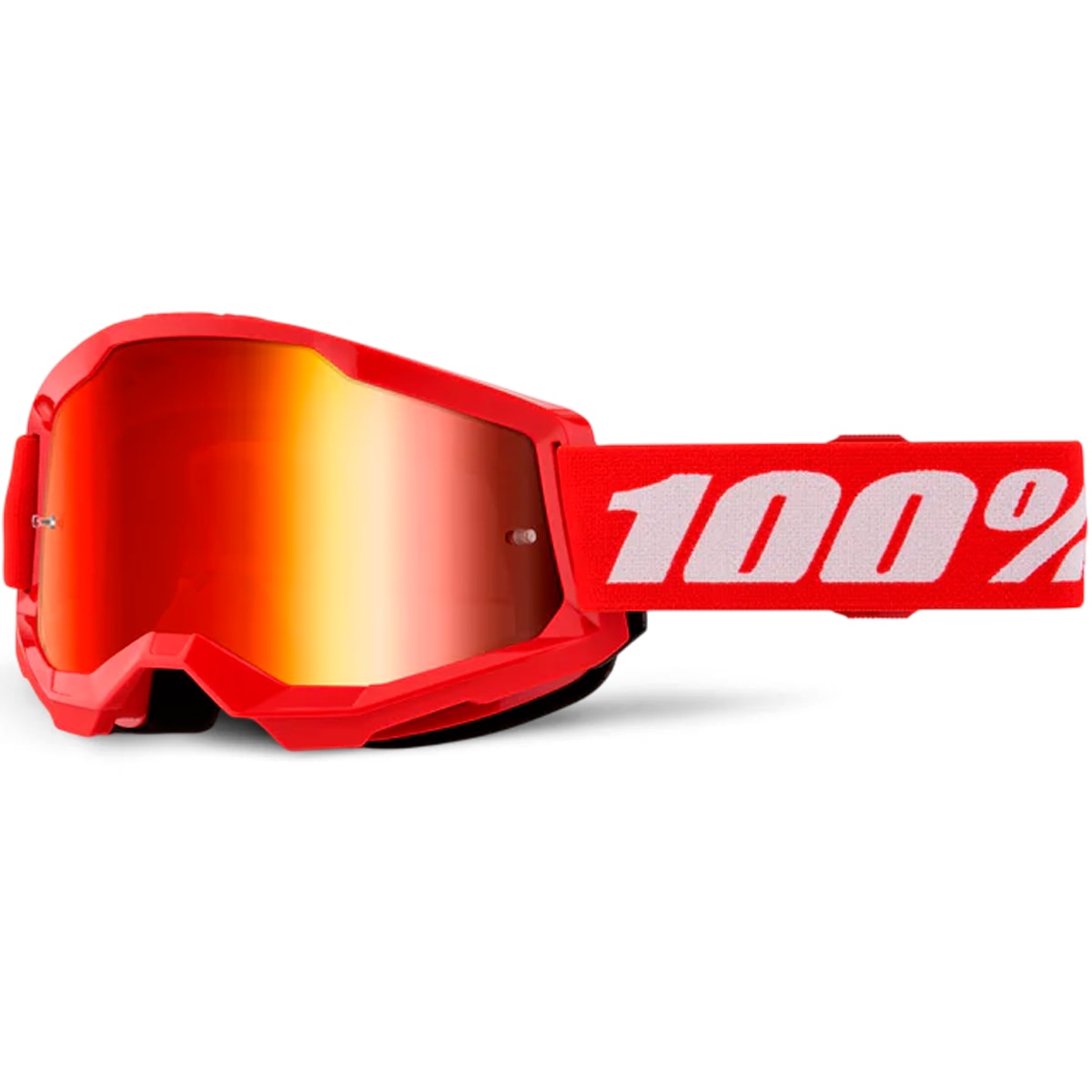 Óculos 100% Strata 2 Espelhado Vermelho