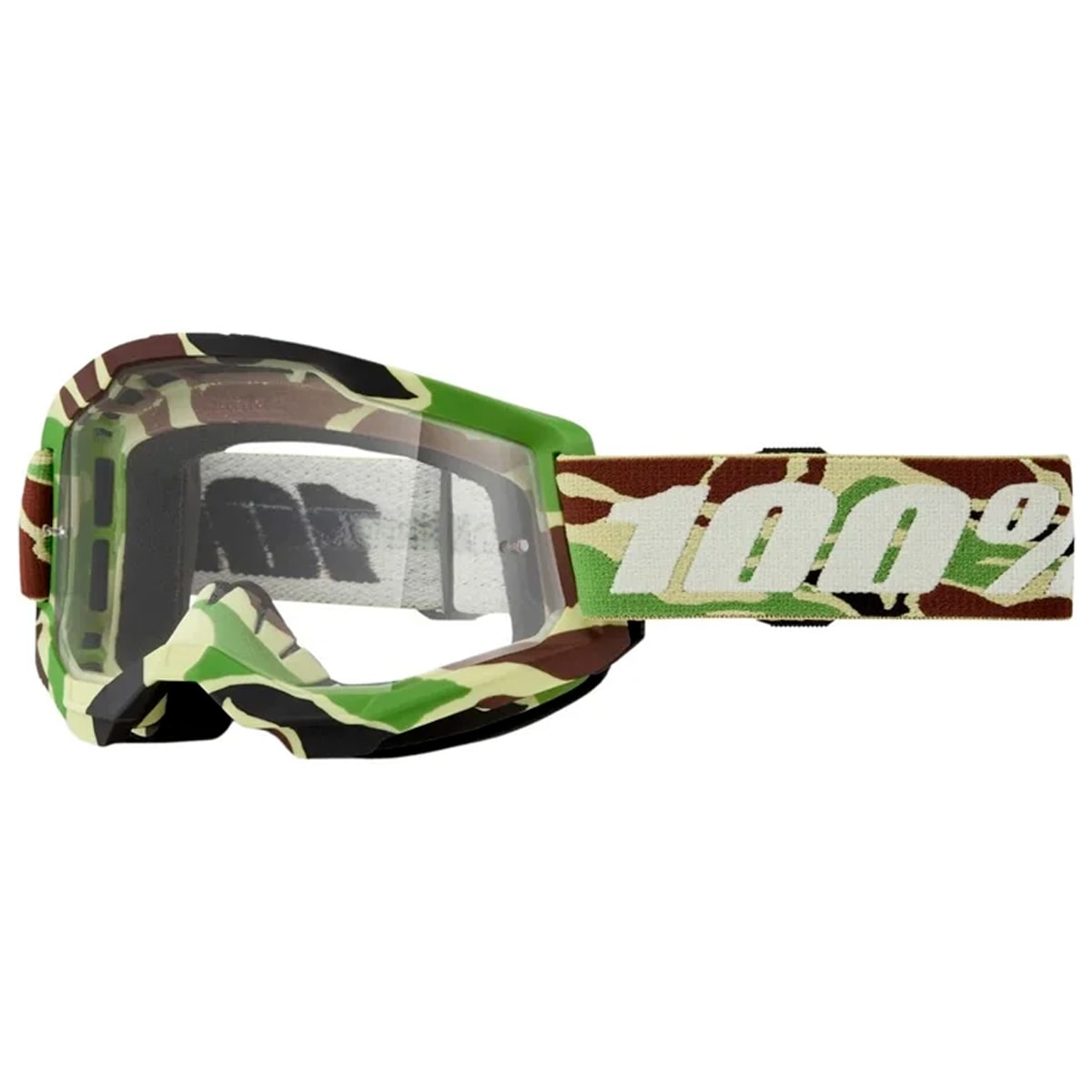 Segunda imagem do produto Óculos 100% Strata 2 War Espelhado Camo Verde