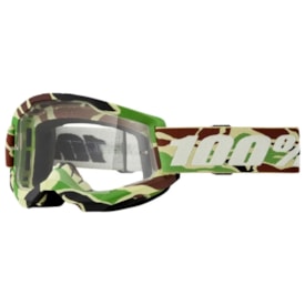 Segunda imagem do produto Óculos 100% Strata 2 War Espelhado Camo Verde