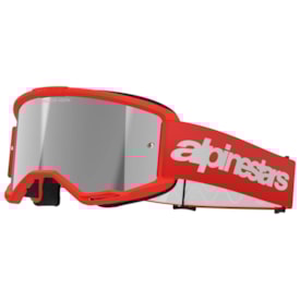 Óculos Alpinestars Vision 3 Wordmark Espelhado Vermelho