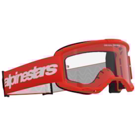 Segunda imagem do produto Óculos Alpinestars Vision 3 Wordmark Vermelho