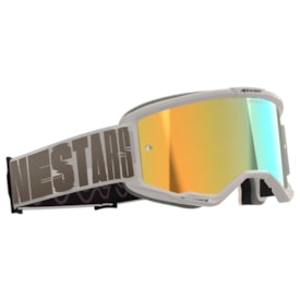 Segunda imagem do produto Óculos Alpinestars Vision 5 Hollow Espelhado Cinza Dourado