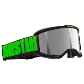 Segunda imagem do produto Óculos Alpinestars Vision 5 Hollow Espelhado Cinza Fluor