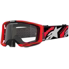 Óculos Alpinestars Vision 8 Luar Vermelho Preto