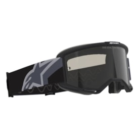Segunda imagem do produto Óculos Alpinestars Vision Sand Preto Cinza Lente Fumê