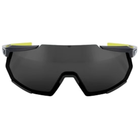 Segunda imagem do produto Óculos de Sol 100% Racetrap 3.0 Soft Tact Black Preto Cinza