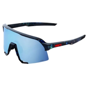 Óculos de Sol 100% Speedcraft Black Holographic Preto Azul