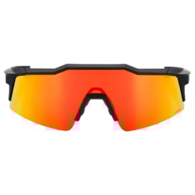 Segunda imagem do produto Óculos de Sol 100% Speedcraft SL Soft Tact Preto Vermelho