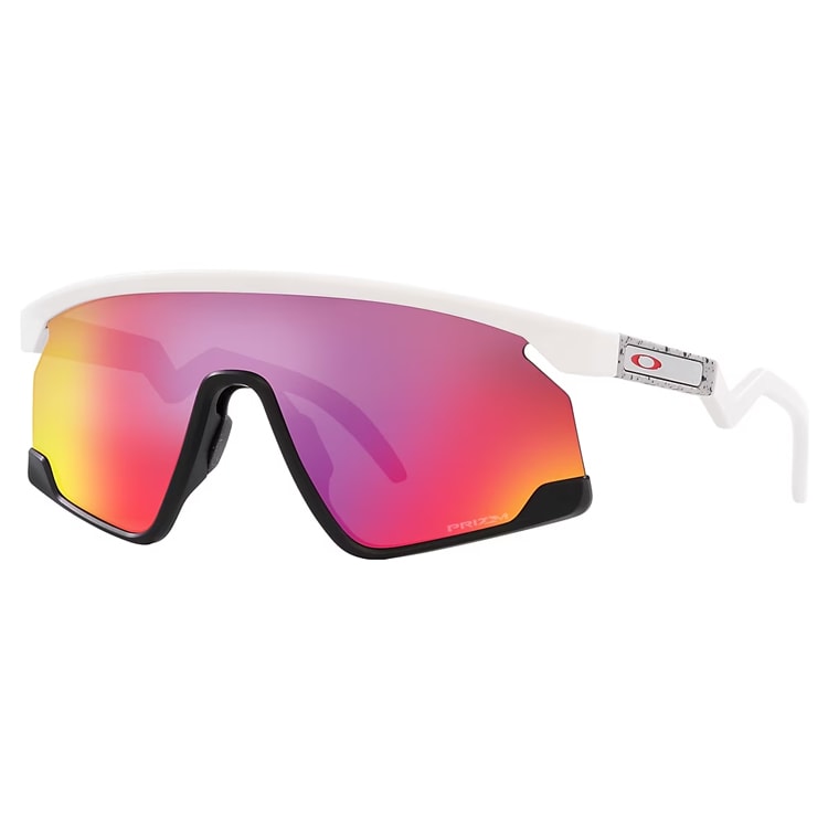 Óculos de Sol Oakley Bxtr White Branco Prizm Road Vermelho