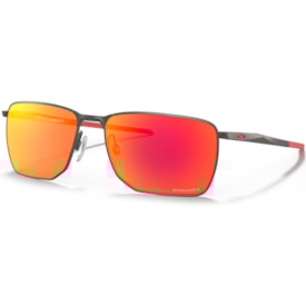 Óculos de Sol Oakley Ejector Metal Cinza Prizm Ruby Vermelho