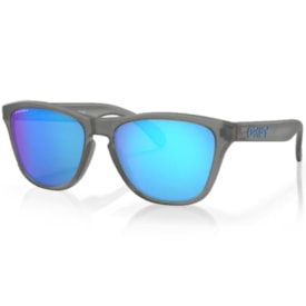 Óculos de Sol Oakley Frogskins Juvenil Xs Cinza Prizm Sapphire Azul