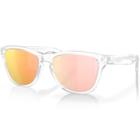 Óculos de Sol Oakley Frogskins Juvenil Xs Transparente Rose Gold