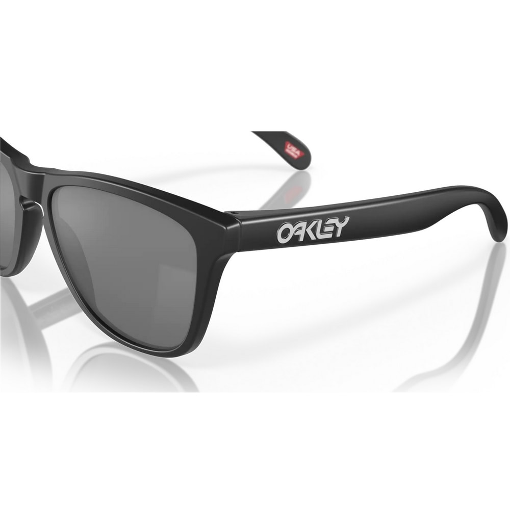 Oculos De Sol Oakley Frogskins Preto Com Lente Preta Polarizada Prizm