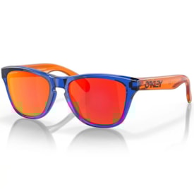 Óculos de Sol Oakley Frogskins Xxs Laranja Azul Prizm Ruby