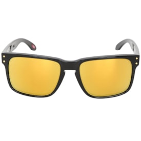Segunda imagem do produto Óculos de Sol Oakley Holbrook Preto Prizm 24 Polarized Amarelo
