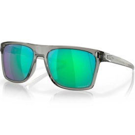 Óculos de Sol Oakley Leffingwell Cinza Grey Prizm Jade Verde