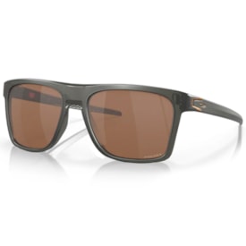 Óculos de Sol Oakley Leffingwell Cinza Smoke Prizm Tungsten