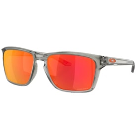 Óculos de Sol Oakley Sylas Cinza Grey Prizm Ruby Vermelho