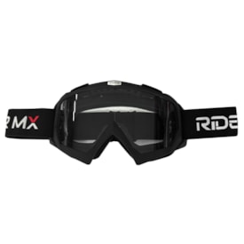 Segunda imagem do produto Óculos de Trilha Rider Mx Preto Fosco