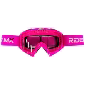 Segunda imagem do produto Óculos de Trilha Rider Mx Rosa