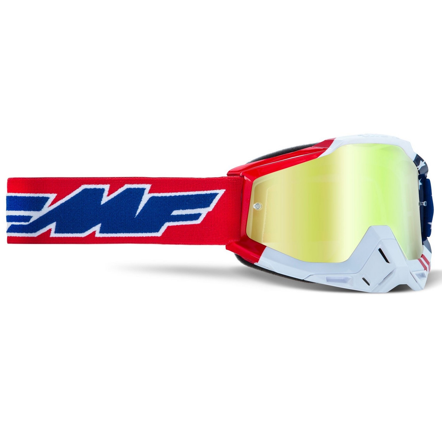 Óculos Fmf Powerbomb Us Espelhado Vermelho Azul